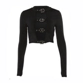 Gothic Punk Crop-Top